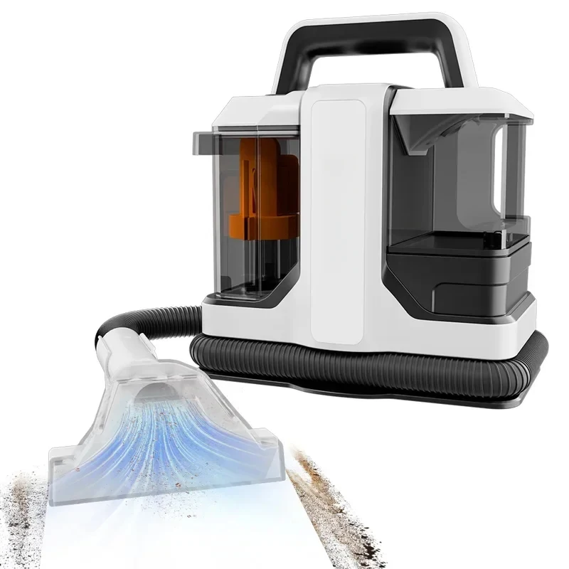 Handheld Carpet Spot Cleaner – Powerful Vacuum + Spray, Fast Stain Carpets / Sofas / Car Interiors