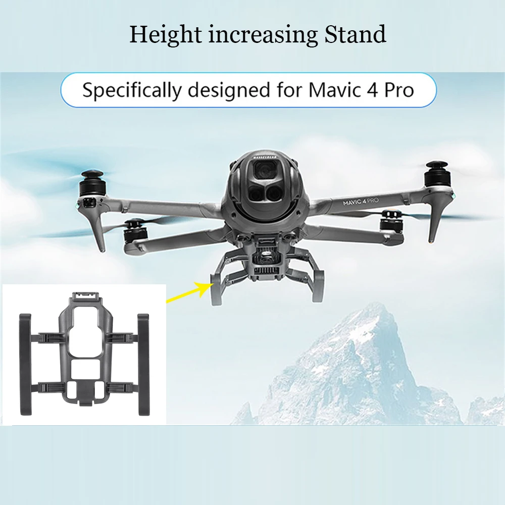 Foldable Height Increasing Stand for DJI Mavic 4 Pro Bracket LightWeight Designed Holder Quickly Release Stand Drone Accessory