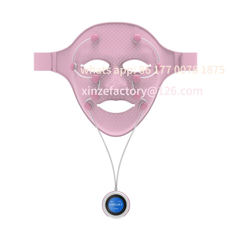 Customizable Silicone Mask Vibrating V Face Massager Anti-Wrinkle Magnetic Massage Slim Face Slimming Beauty Tools Face