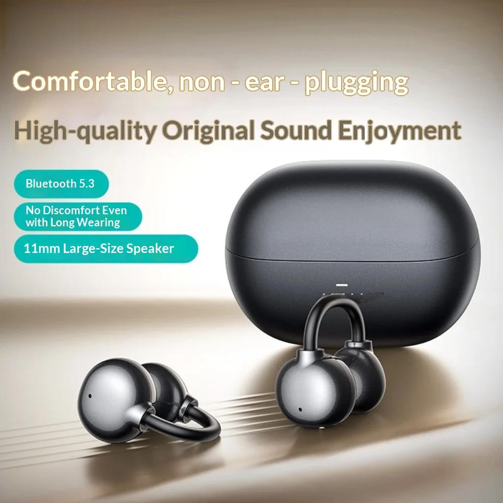 Ear-hung Bluetooth 5.3 Headphones, Sports Wireless Non-in-ear Earphones For Running, Cycling And Outdoor Activities