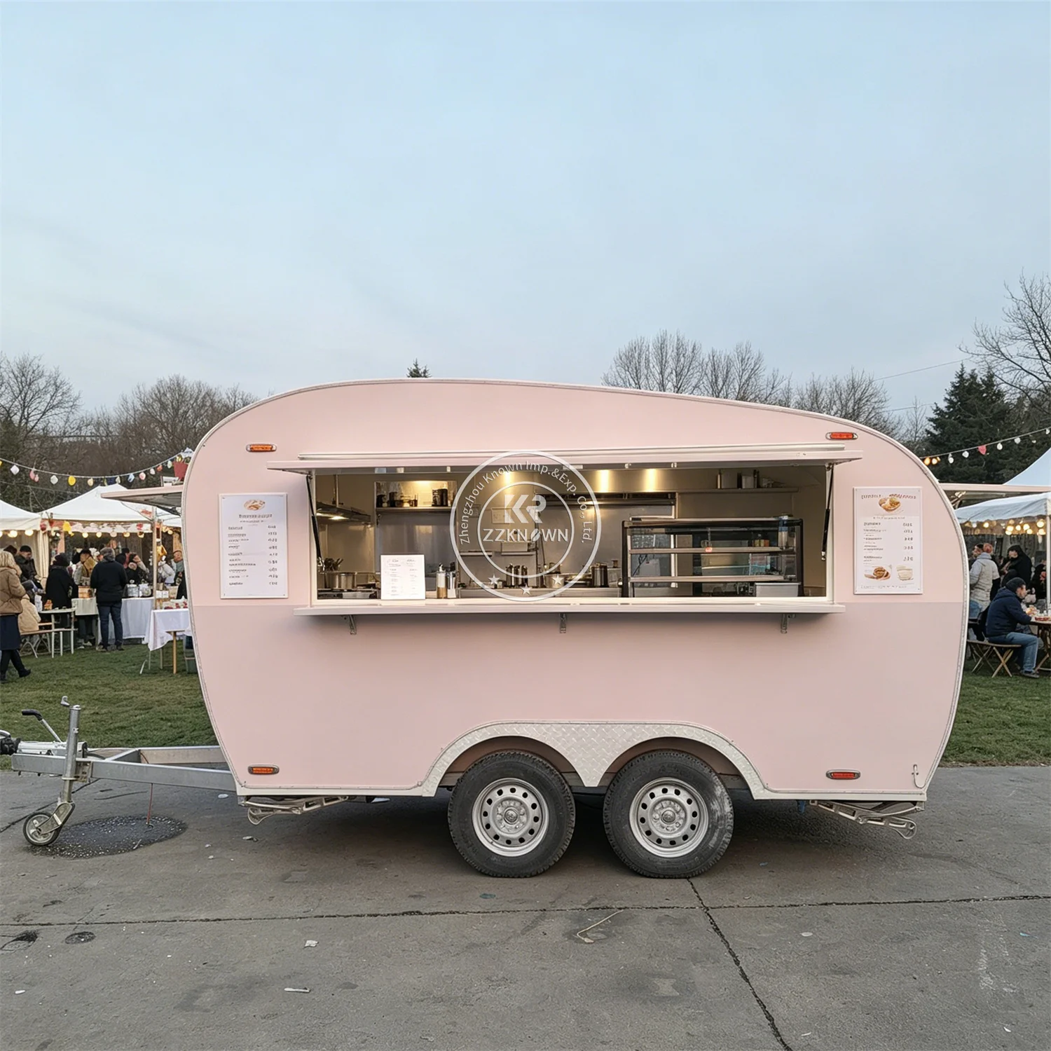 Commercial Mobile Catering Food Truck Usa Concession Fast Food Trailer Cart Kitchen Trailer For Sale