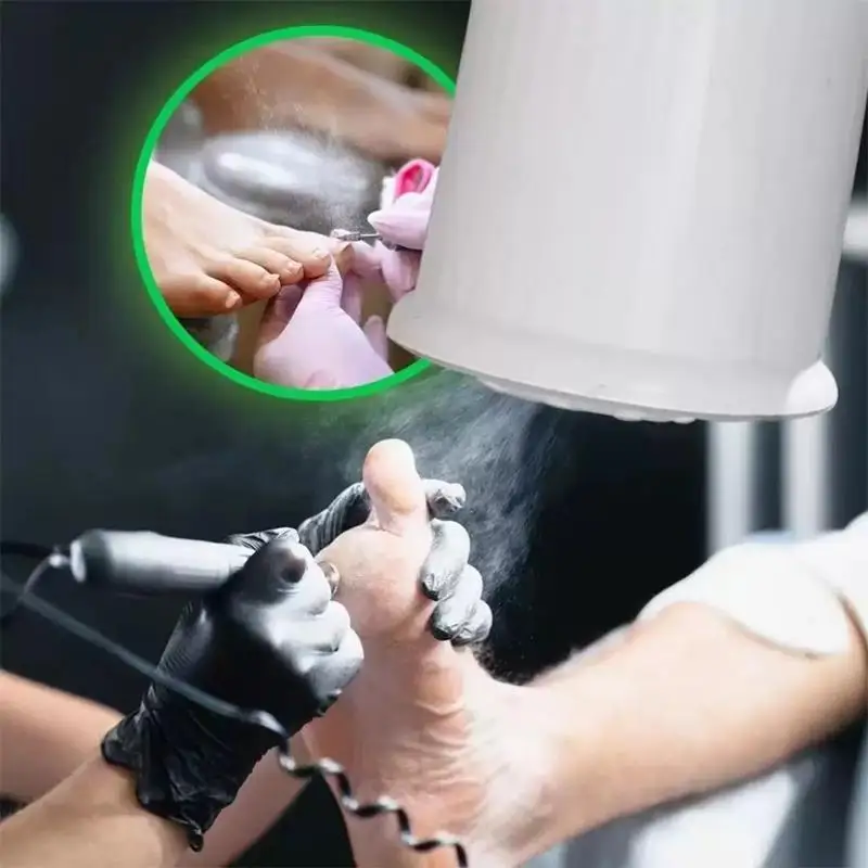 Desktop Vacuum Cleaner Nails Art Salon Device Dental Polishing Vacuum Cleaner Professional Nail Equipment Super Power Machine