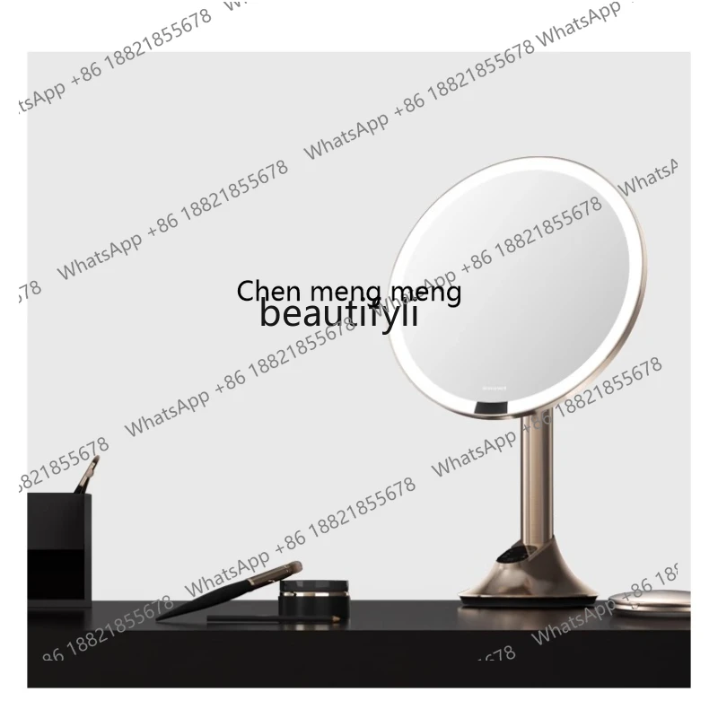 E153 Smart makeup mirror light luxury dresser desktop, birthday gift