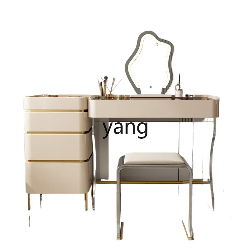 LH minimalist dresser modern light luxury makeup table integrated jewelry box smart  makeup table