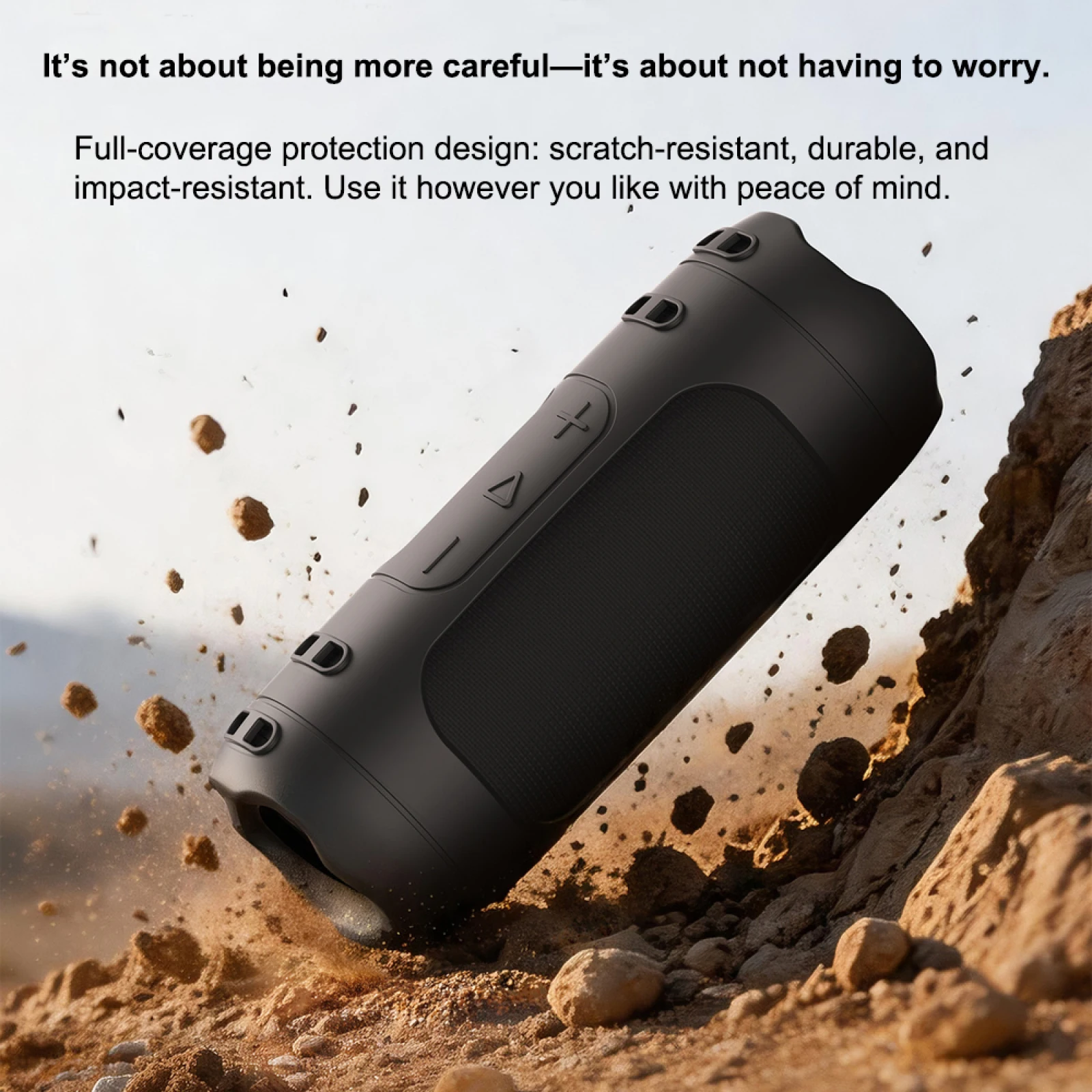 Silicone Cover Case for JBL FLIP7 Portable Bluetooth-Compatible Speaker,Portable Travel Protective Case with Bicycle Mount Strap