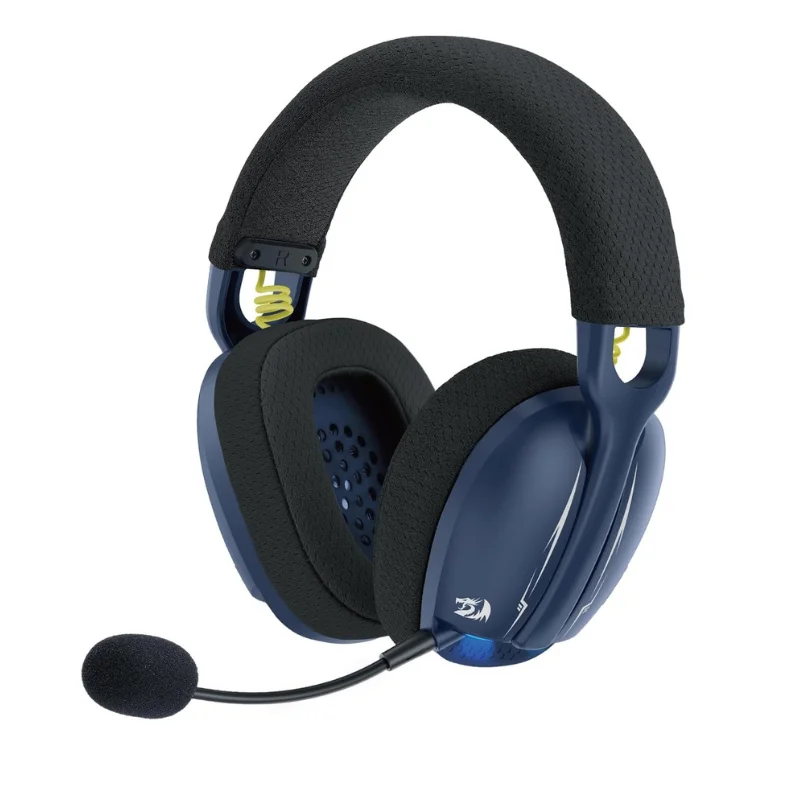 Redragon H878 Wireless Gaming Headset 2.4GHz Bluetooth Wired Headphones with Microphone for PC PS5