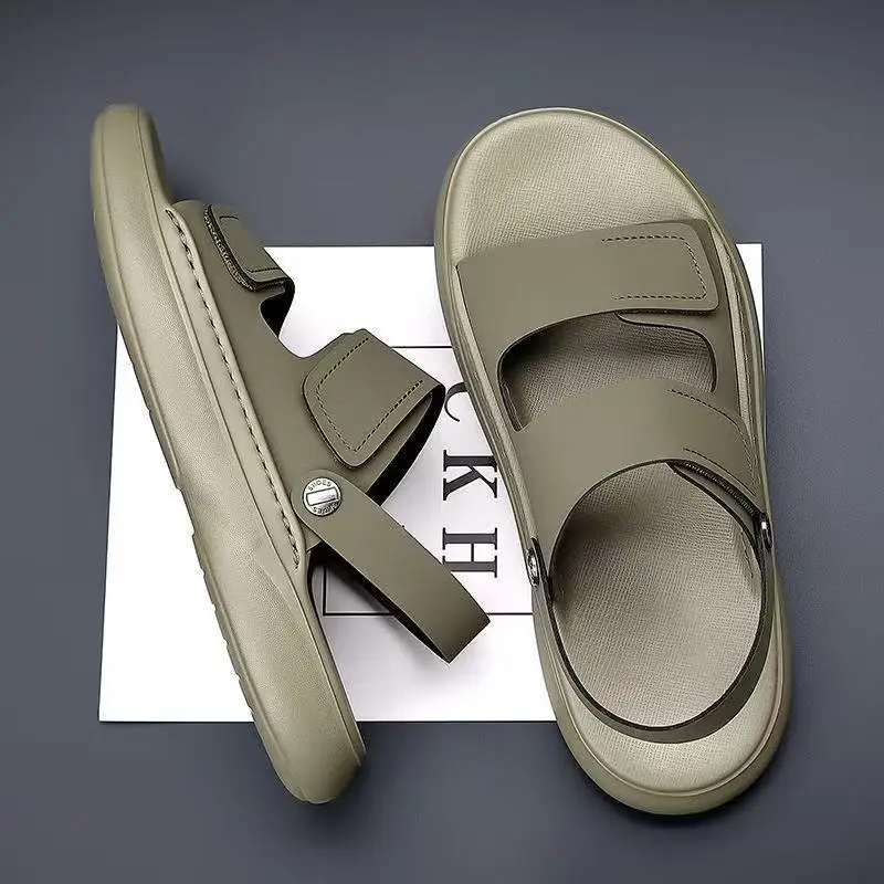 Men's Slide Sandals Adjustable Strap Comfortable Lightweight Casual Walking Shoes Easy Wear Daily Shoes