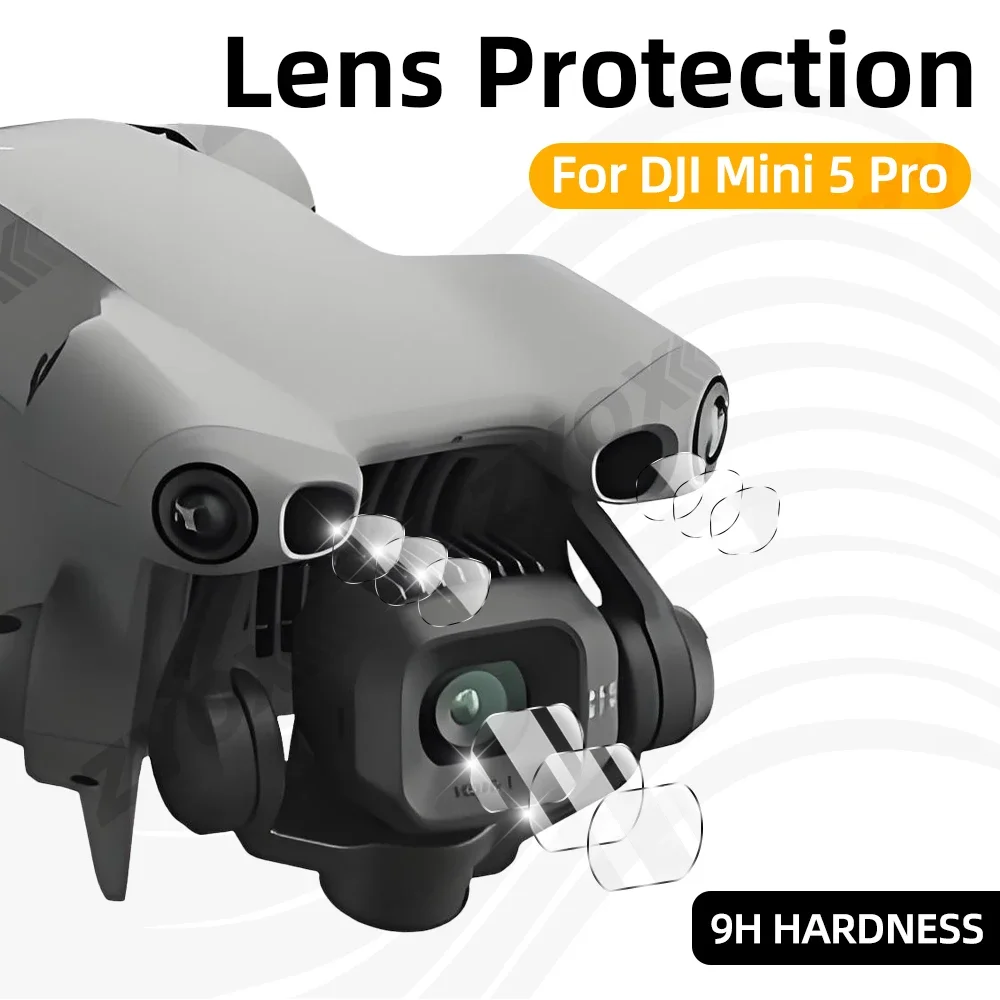 Tempered Glass for DJI Mini 5 Pro Drone Camera Lens Protector Glass Film for DJI Mini5 Pro Anti-Scratch Protection Accessories