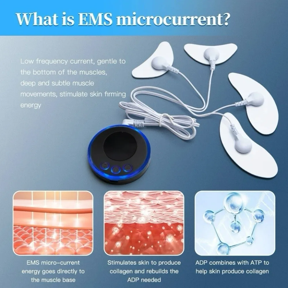 Electric EMS Facial Massager Skin Tightening Lifting Firming Face Lift Device Eye Beauty USB Charging V-Shaped Face Tool