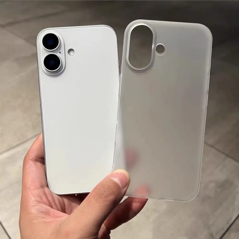 Ultra Thin Soft Matte Transparent Phone Case For iPhone 15 17 Pro 16 13 Mini 14 Plus 11 12 Pro Max Shockproof TPU Silicone Cover