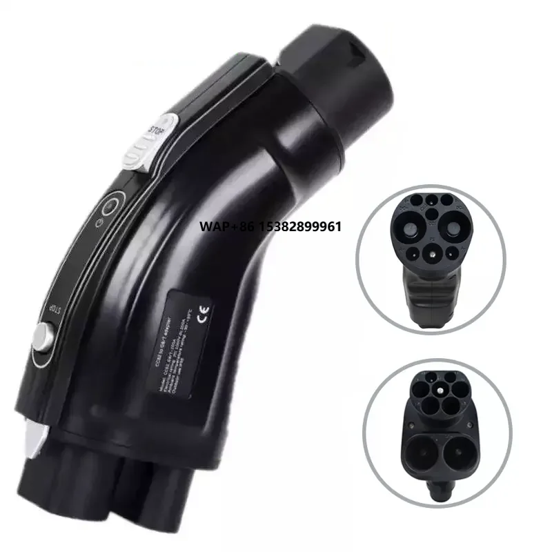 Waterproof 250A 1000V Electric Car Charger EV DC Connectors CCS2 to GBT Adapter