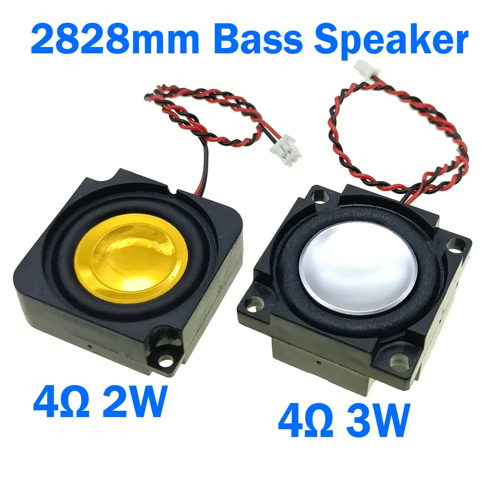 Mini Speaker 8Ω 1W 2W 4Ω 3W Full Range Cavity Sound Speaker Connector Smart Home Voice Speaker Box Audio DIY Bass Speaker