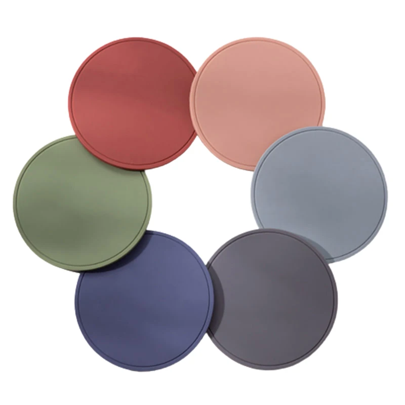 15cm Waterproof Non-slip Heat-Resistant Mat Round Cup Tea Coaster table Placemat Pot Bowl Holder Home Kitchen Accessory
