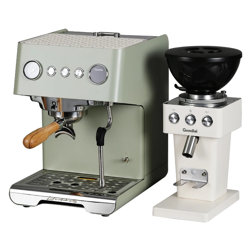 Gemilai CRM3028 Italian Stainless Steel 3 in 1 Small Portable Espresso Coffee Maker Machines for Home Business