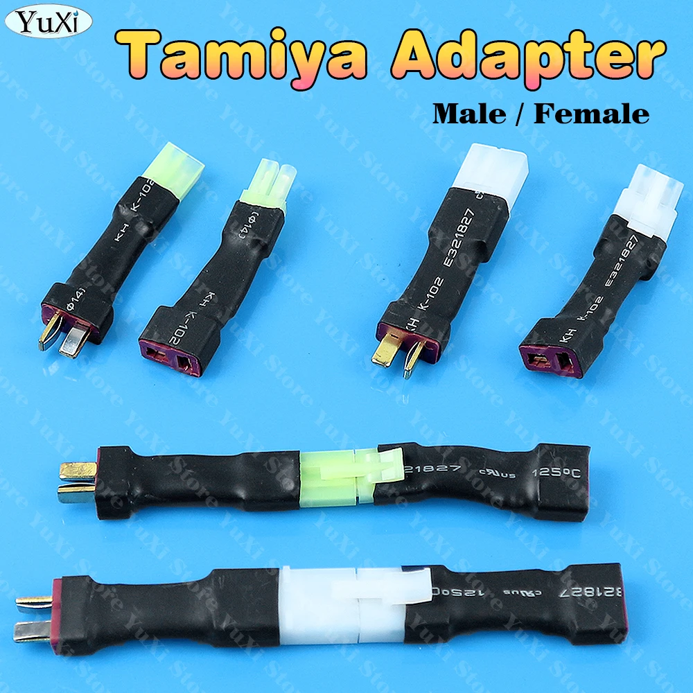 1/2/6Pcs Deans T Plug to Tamiya MPX Mini Tamiya Male Female Adapter Wireless Connector Plug for RC FPV Drone Car Lipo Battery