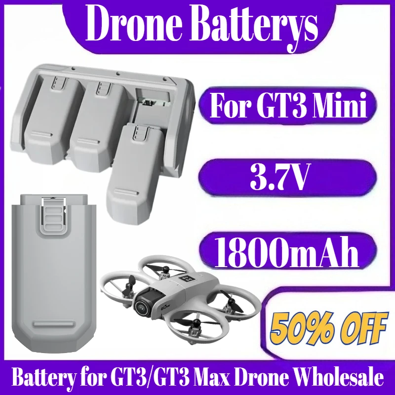 For GT3 Mini Drone Battery Charger 3.7V 1800mAh  Battery for GT3/GT3 Max Drone Wholesale