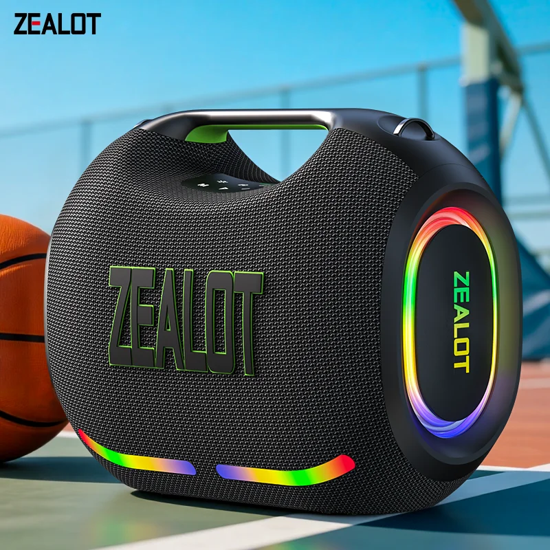 zealot_ZE21 250W Portable Bluetooth Speaker StormBox Outdoor Wireless Speaker IPX6 Waterproof Party Camping Speaker 12H Playtime