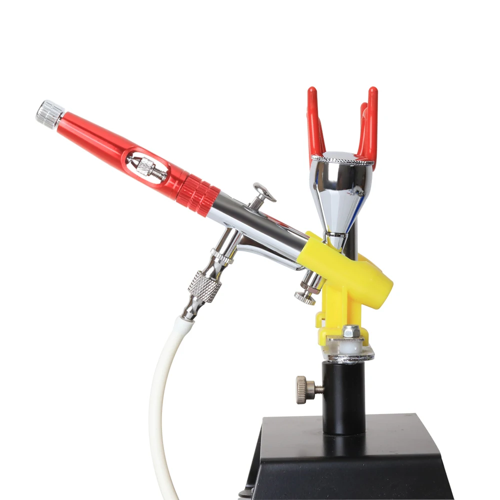 Dual Action Red Airbrush 180 Pen Spray Art Painting Tattoo Cake Makeup Beautifu Model Air Brush Gun