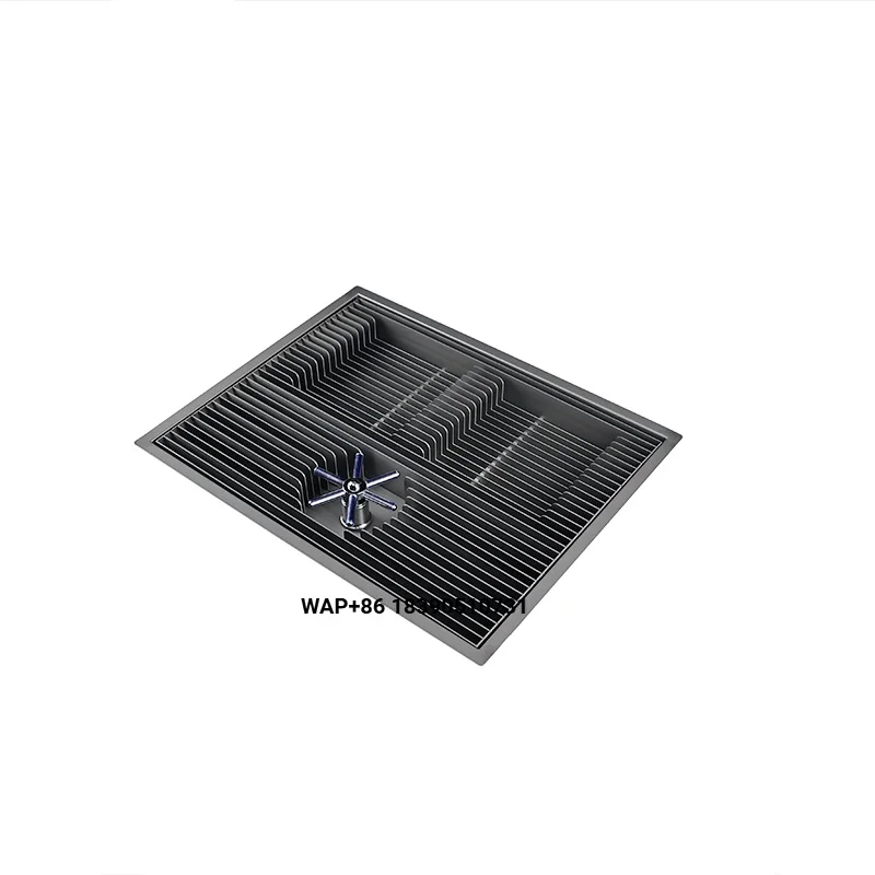 Multi-Purpose Stainless Steel Sink Water Tray Embedded Kitchen Bar Accessory for Smart Coffee Cup Washing Drinkware Accessory