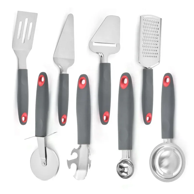Household stainless steel environmentally friendly multi-functional smart kitchen accessories cooking tool set