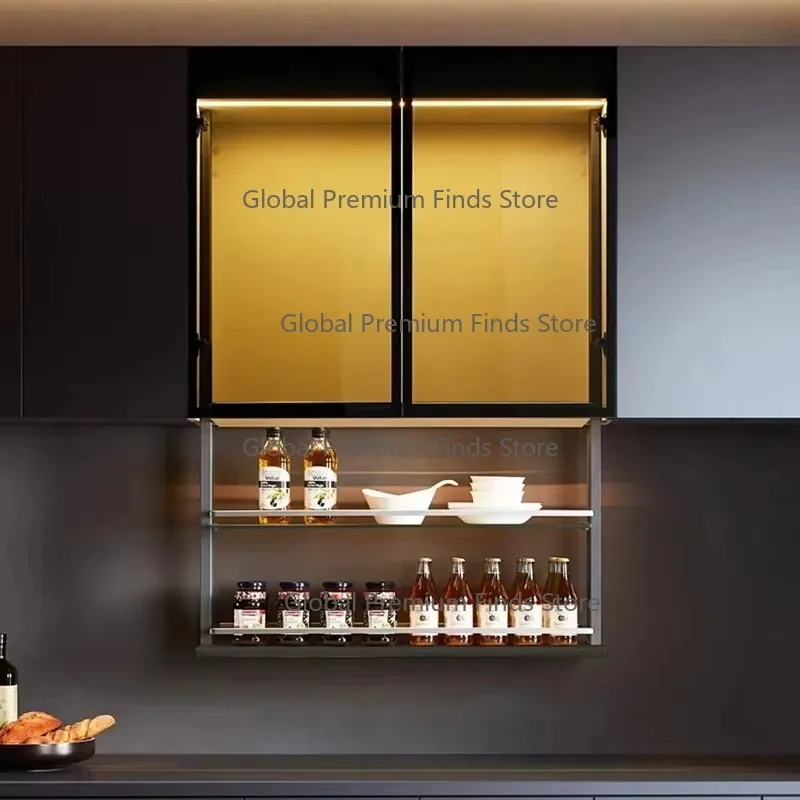Smart Electric Hydraulic Cabinet Lift System: Kitchen Storage Accessory for Cabinets & Drawer Organization