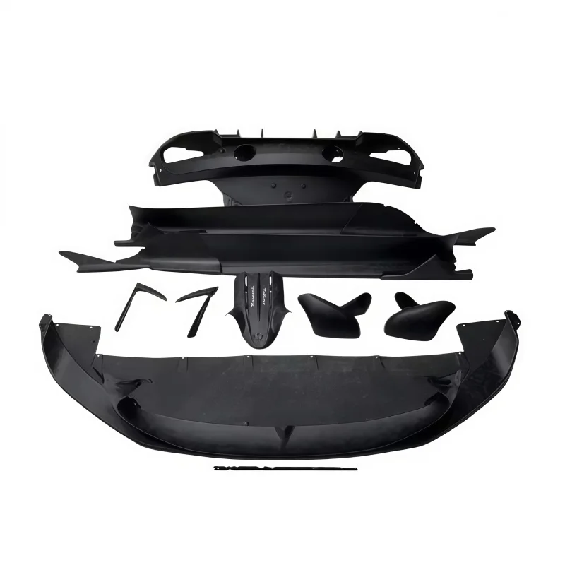 Premium Car Accessories  Dry Carbon Fiber Front Sp Rear Lip Diffuser Body Kit MC20 2020 Up C Durable