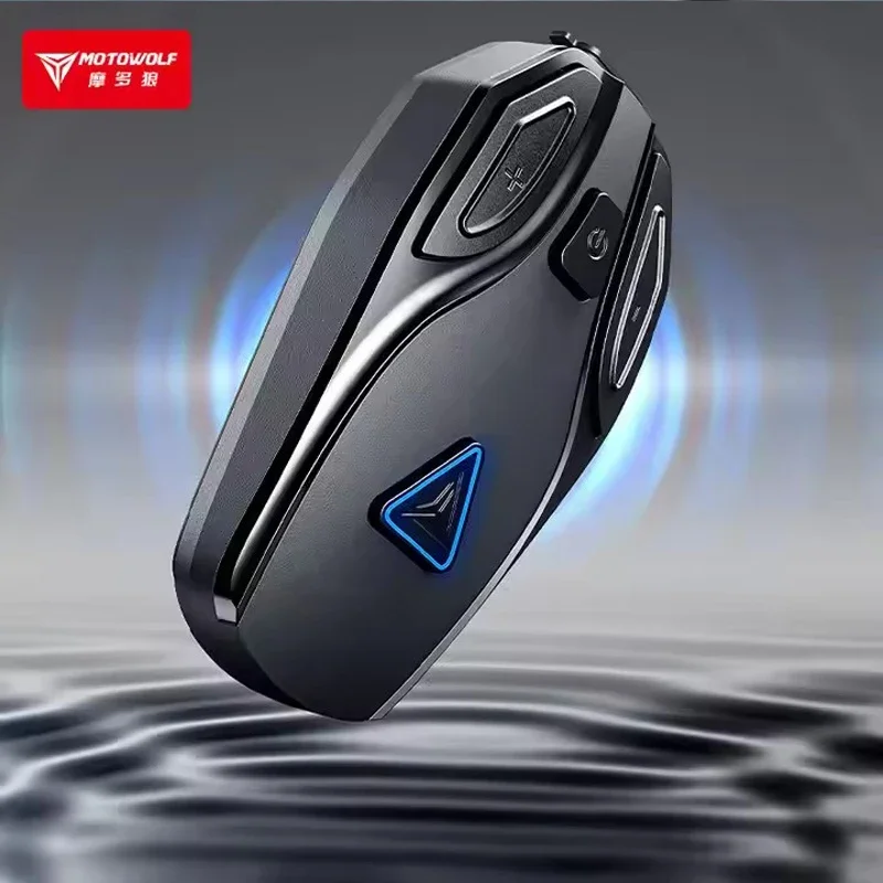 Motorcycle Helmet Built-in Bluetooth Headset Riding Motorcycle Travel Long-distance Wireless Intercom Call Waterproof Headset
