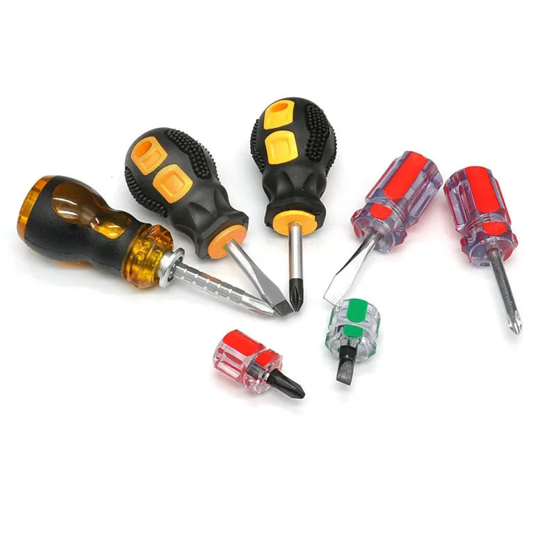 Screwdriver Kit Set Mini Small Portable Radish Head Screw Driver Precision Car Repair Tools Transparent Handle Repair Hand Tools