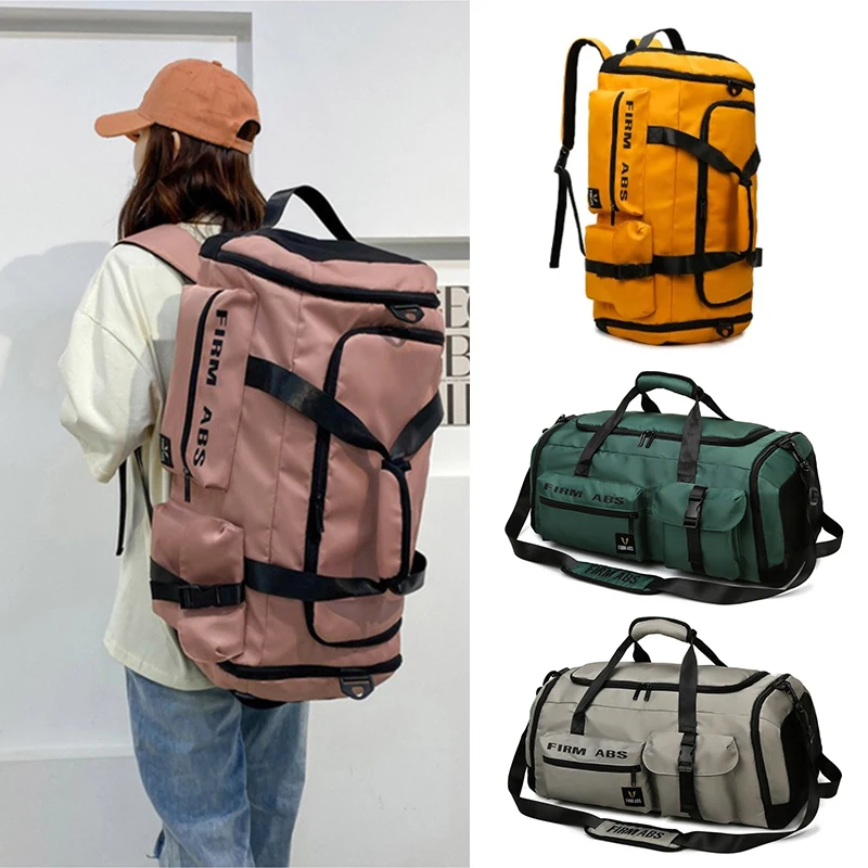 Large Capacity Backpack Women Gym Fitness Travel Tote Luggage Shoe Handbag Shoulder Duffle Sports Fitness Basketball Bag For Men
