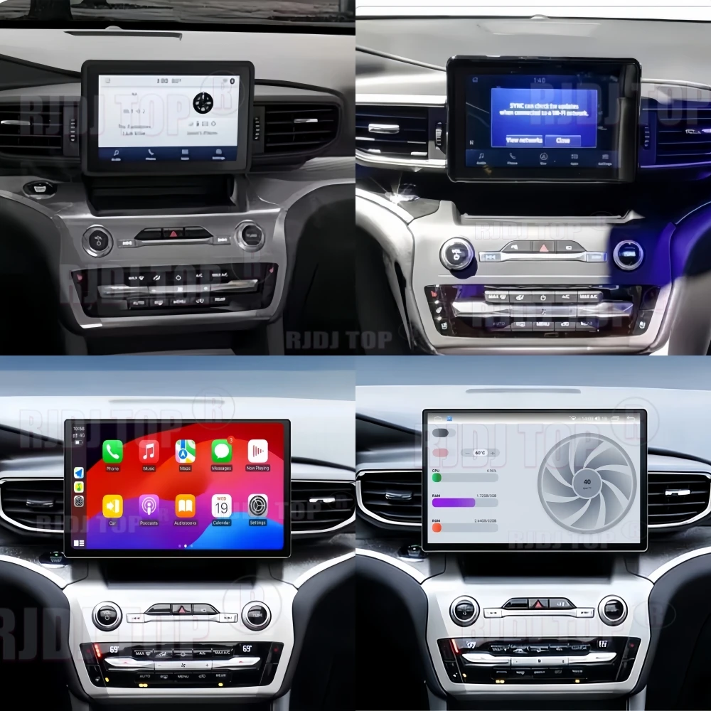 For Ford Explorer 2021-2025 Auto Multimedia Video Player Car Radio Screen Android Wireless Carplay GPS Navi Stereo Head Unit DSP