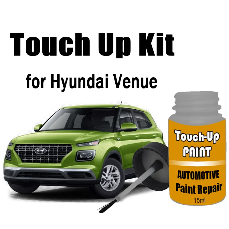 Car Touch-Up Paint Kit (with Brush) for Hyundai Venue Paint Scratch Remover Car Paint Car Accessories Blue Grey White Black Red
