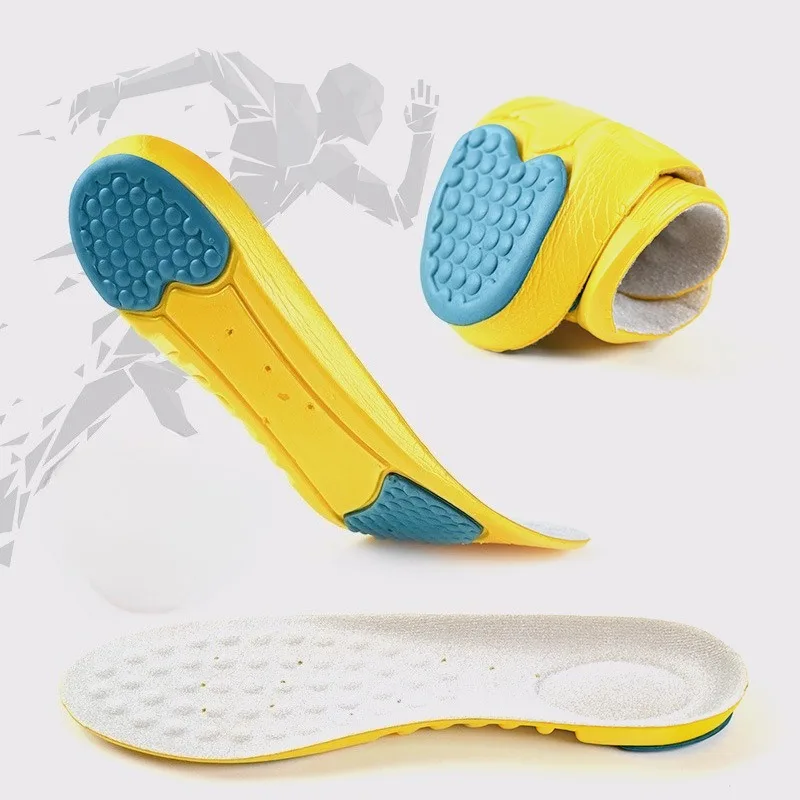 Thickened Shock Absorb Sports Insoles Breathable Wear Resistant Cushion Men Women Running Shoe Pads