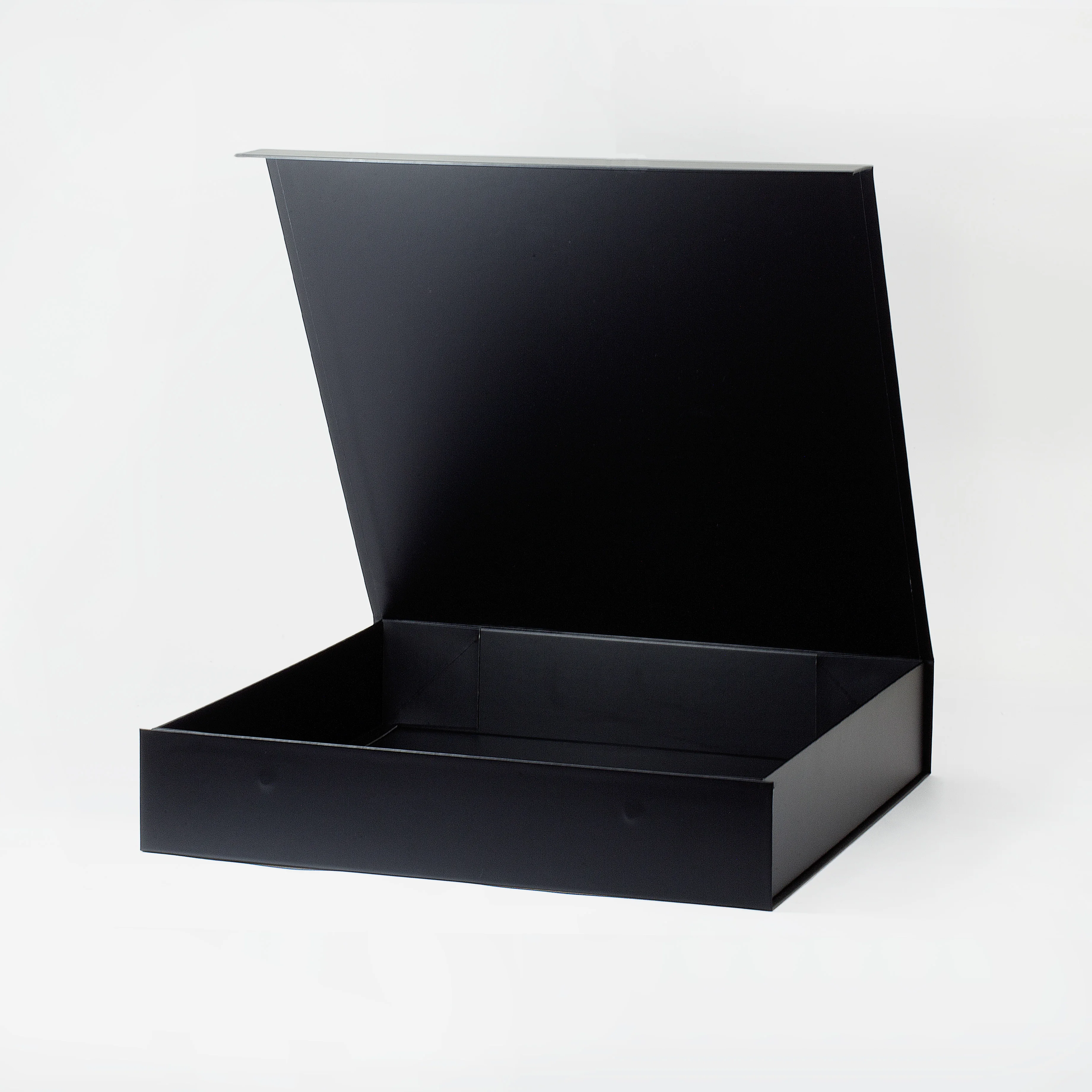 Geotobox Luxury Rigid Magnetic Gift Box L Square Shallow 38x38x7.6cm/36.6x36.9x7cm for Clothes Wine & Gift Packing