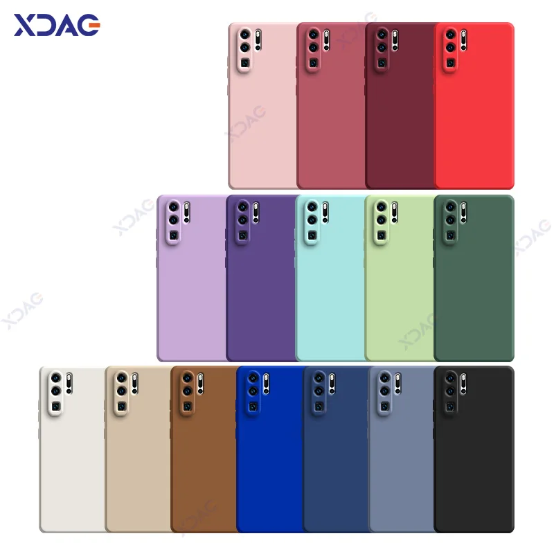 Original Mobile Phone Cases for Huawei P30 Pro Lite HuaweiP30 P30Pro P30Lite New Edition Soft Square Silicone Waterproof Covers