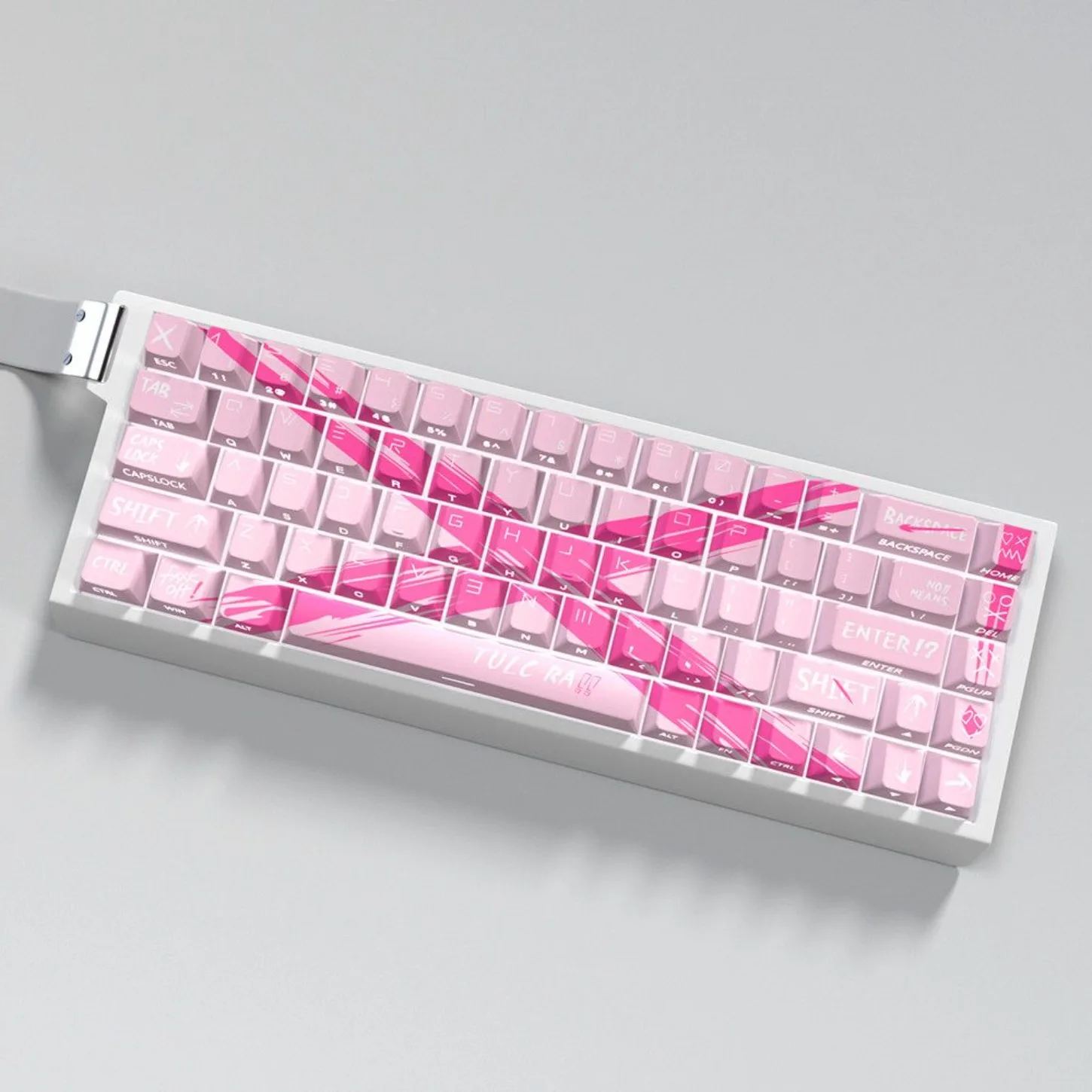 Multiple Color Options Available, Side Engraved Translucent Cherry Keycap Kit with 74/140 Keycaps for 60/64/84/98/108 Keyboards