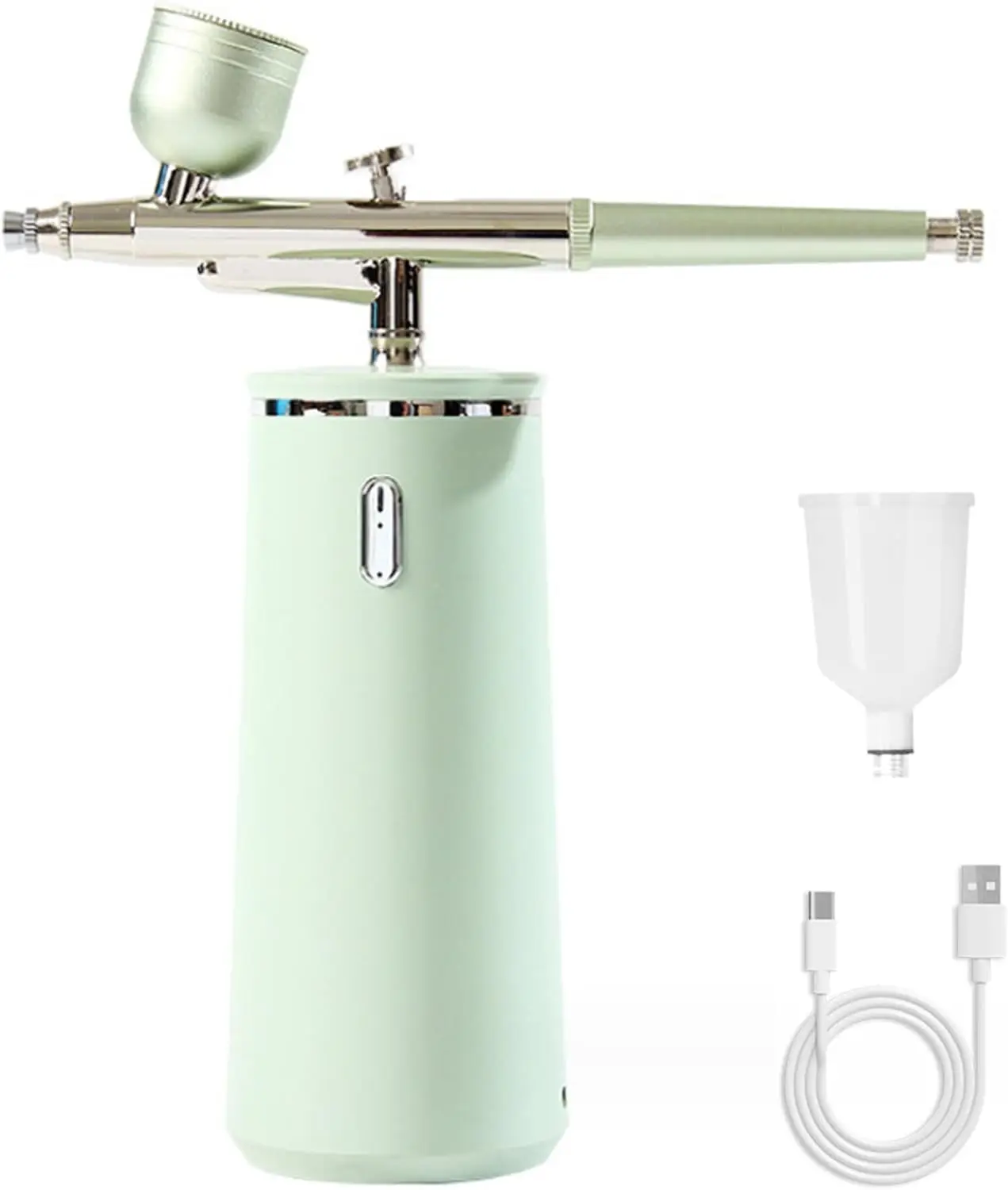 Nano Ionic Cold Mist Airbrush Face Steamer SPA for Ladies Gift Portable Rechargeable Moisturizing Facial