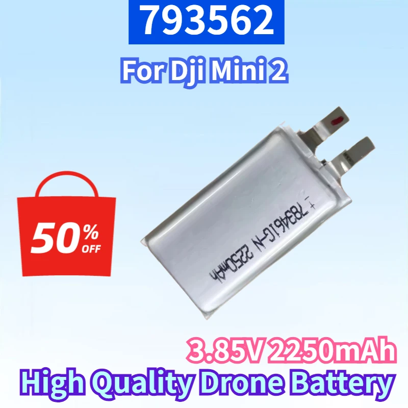 New 793562 3.85V 2250mAh Lithium-polymer Rechargeable Battery for Dji Mini 2 Aircraft SE 10C 783461 High Quality Drone Battery