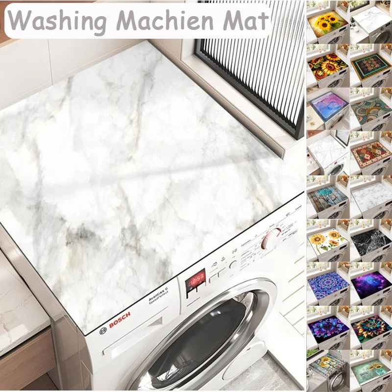 Premium Sunflower Diatom Mud Washing Machien Mat Retro Style High Absorbent Easy To Clean Home Decoration Kitchen Accessories
