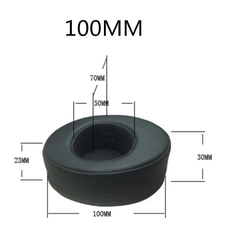 Premium Protein Leather earpads 80MM 85MM 90MM 95MM 100MM 105MM 110MM For Razer For sony Headphones Earpad Cups Soft Memory Foam