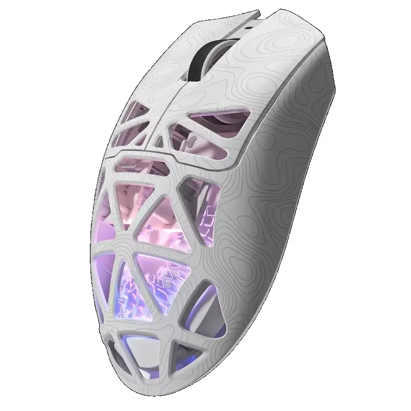 PAW3395 RGB Ultra Light Mini Gaming Mouse 2.4G BT Wireless USB Ergonomic Laser Charging Wired Inalambrico Mouse Computer