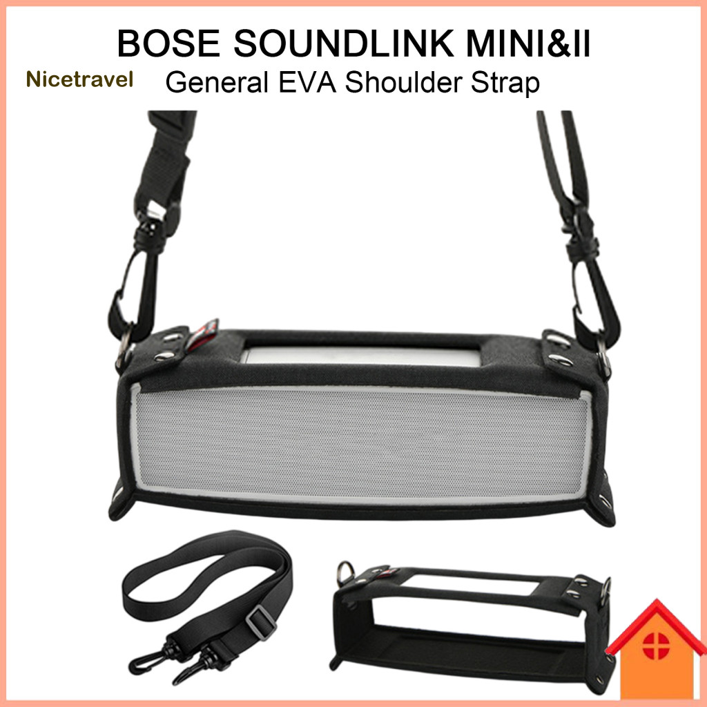 Speaker Protective Sleeve Case Portable Wireless for Soundlink Mini 1/2 with Adjustable Shoulder Strap – Bluetooth for