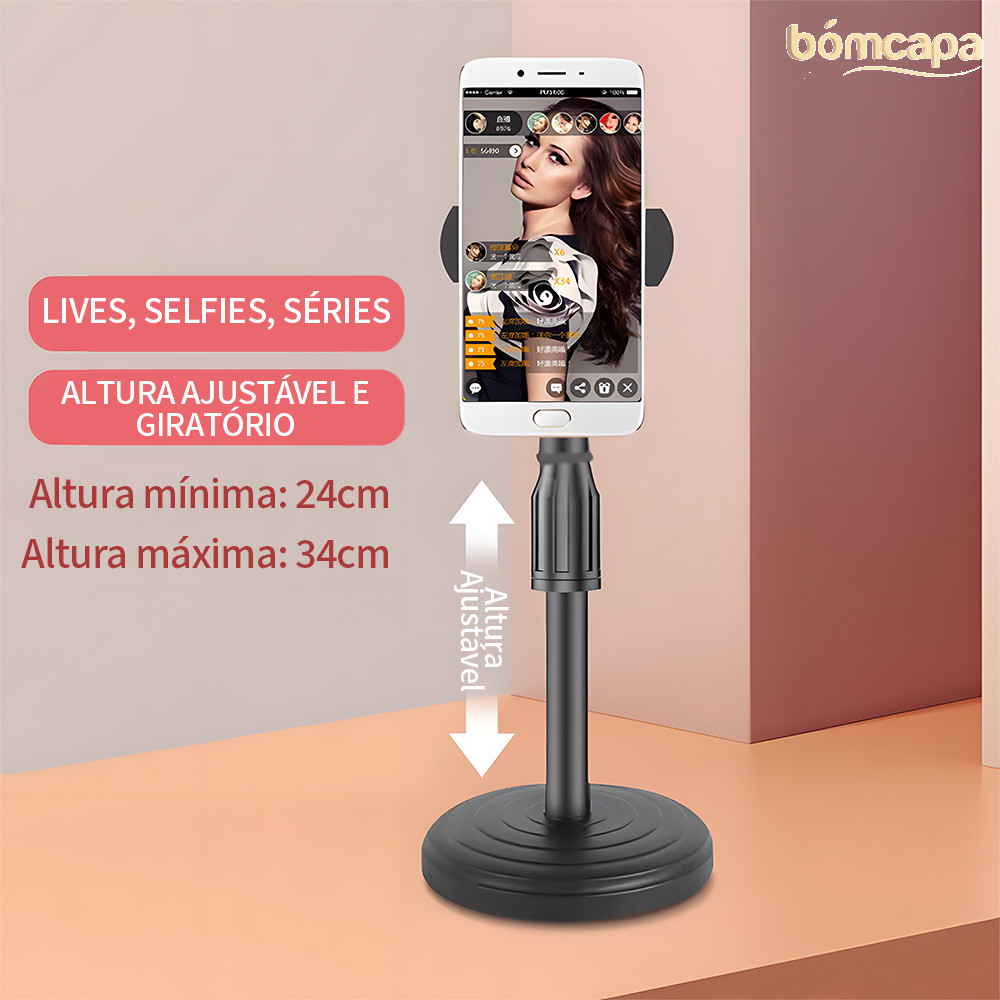 360 Adjustable Celular Tablet Tripod Phone Holder° - Perfect for Professional Videos and Selfies ZJ005