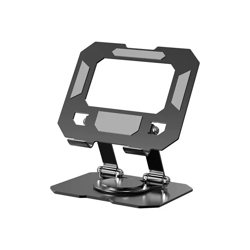 Rotating Metal Stand for Tablet and Cell Phone | Durable and Elegant Aluminum | Adjustable and Practical