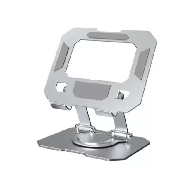 Rotatable Metal Stand for Tablet and Cell Phone |   Durable and Elegant Aluminum |   Adjustable and Practical