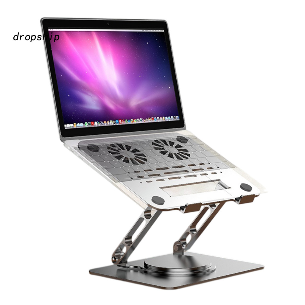 Adjustable Laptop Stand Heat Dissipation Foldable for Desk – Portable Height Ergonomic Holder for Notebook Tablet for
