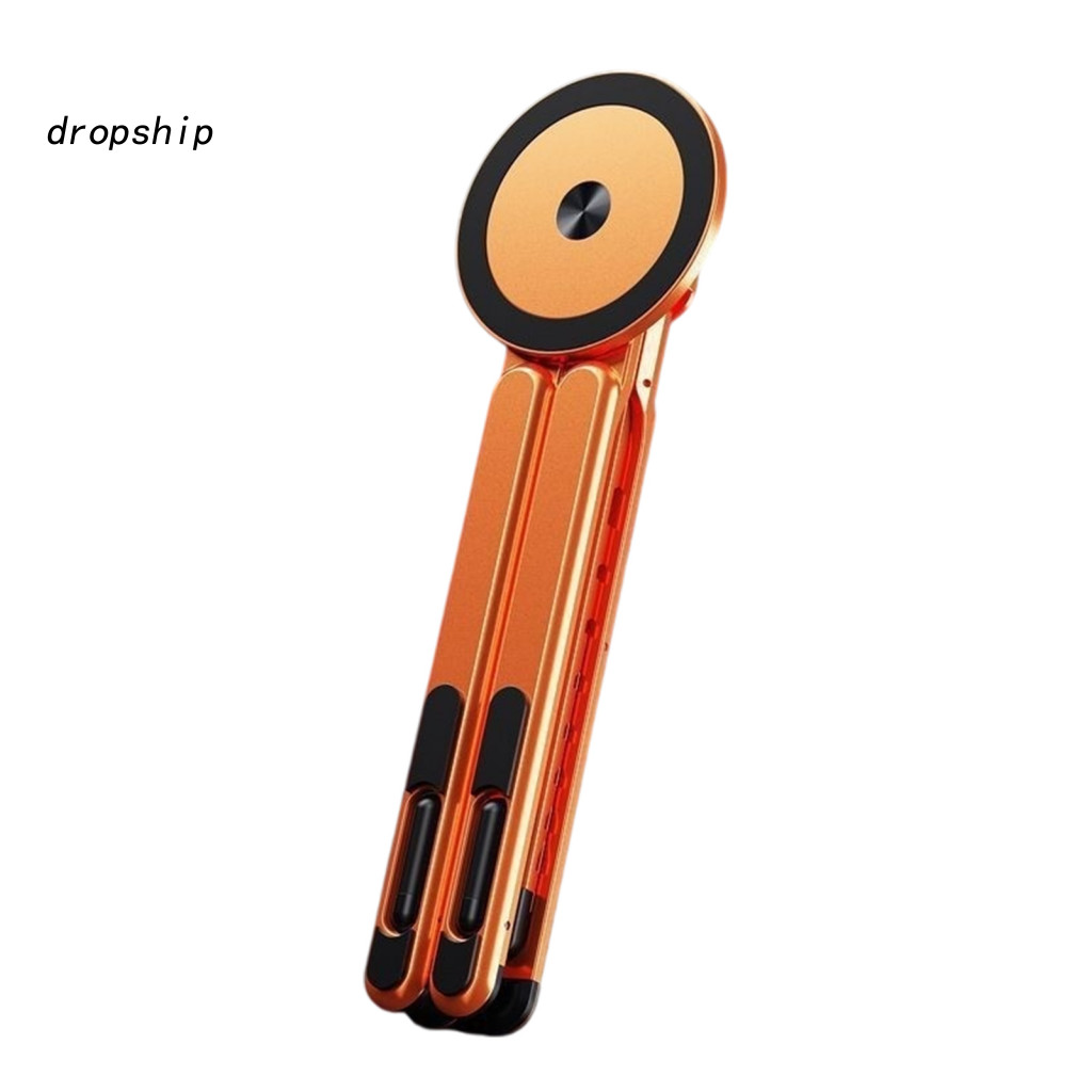 Adjustable Laptop Stand Metal Magnetic Foldable for Desk – Portable Aluminum Alloy Height Holder for Phone Tablet for