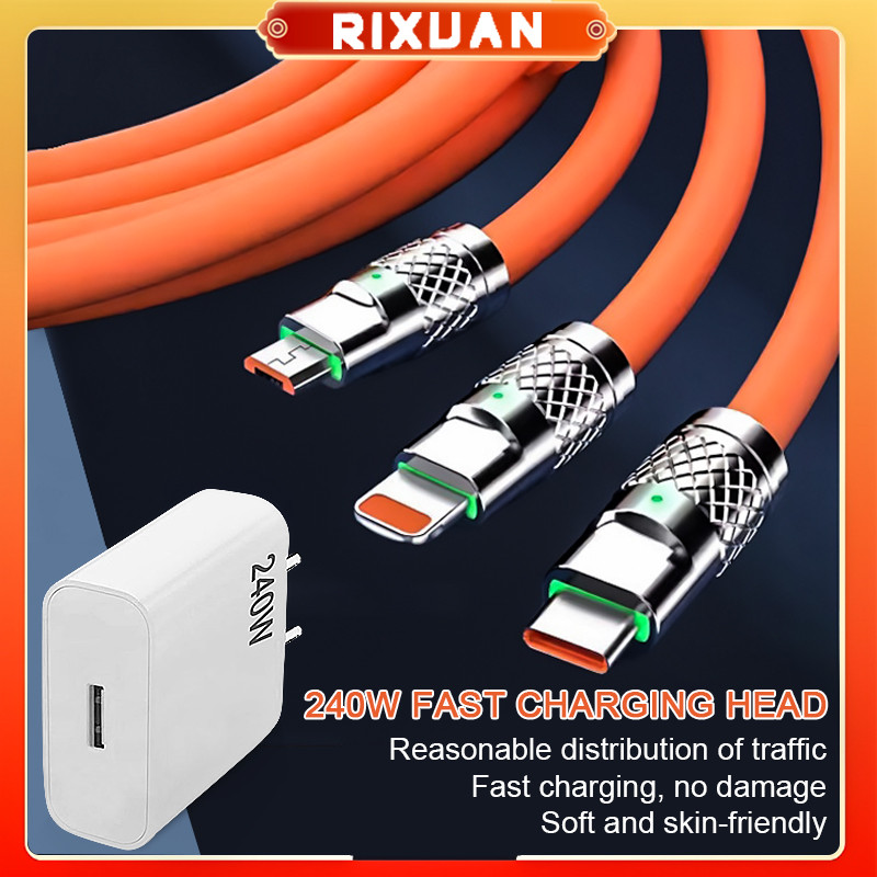 Data cable/ Fast charging charger 240W/120W Data cable/Type-C / Cable FOR/ iPhone ios /USB Androi