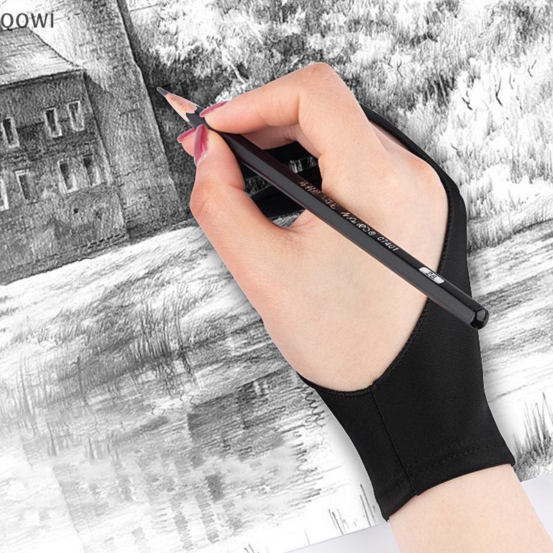 qo Anti-Incrustante Mistouch Abrasão E Transpiração Luva De Pintura Toque De Dois Dedos Para Desenho Tablet br