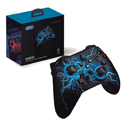 Joystick Controle Sem Fio Turbo RGB Compatível Nintendo Switch Oled lite ios android tablet