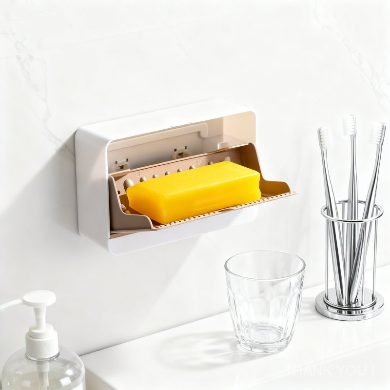5/6/7 Kit Porta-Sabão À Prova De Água E Umidade Otimização De Espaço Material Seguro Fácil De Limpar